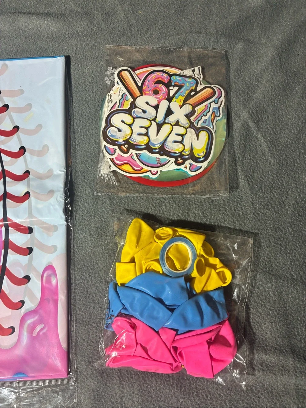 NEW 6-7 Birthday Party Supplies